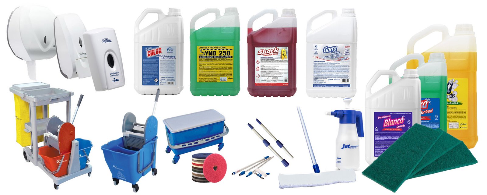 Linha completa de produtos